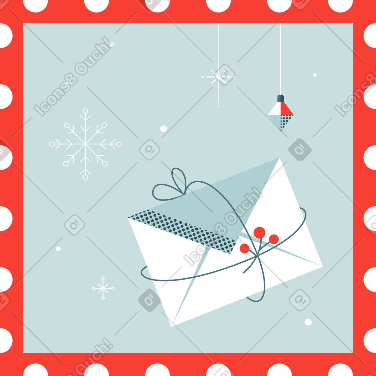 下载 Nordic 风格的 Postage stamp 插画，支持 PNG、SVG 格式