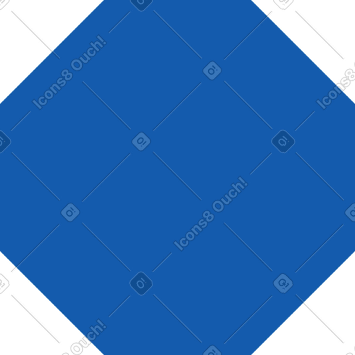 Illustration Blue octagon dans le style Pale à télécharger aux formats PNG, SVG