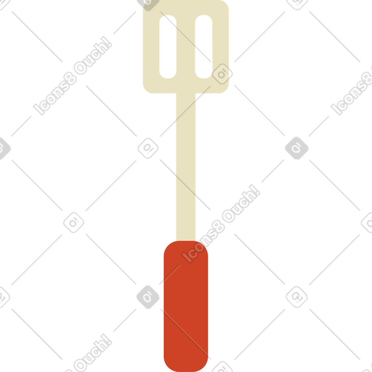 Ilustração de Espátula para churrasco em no estilo Arabica baixar em PNG, SVG