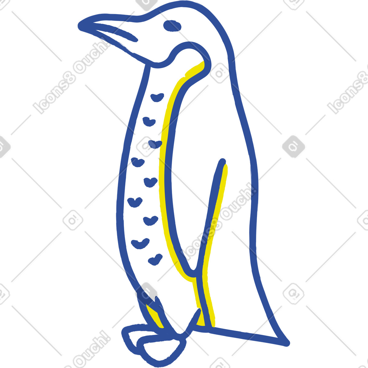 下载 Lime 风格的 企鹅 插画，支持 PNG、SVG 格式