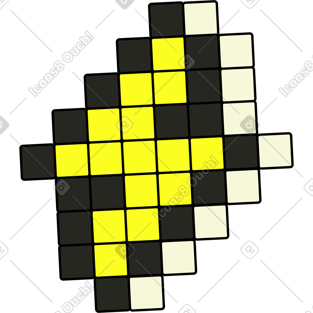 Lightning bolt illustration in Retro style download in PNG, SVG