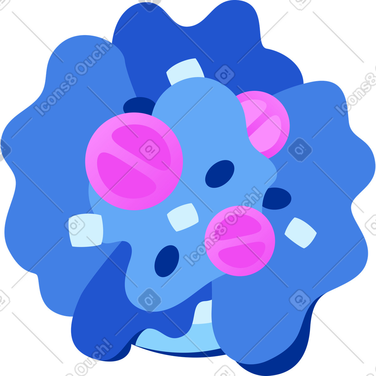 Insalata illustrazione in stile Glossy scarica in PNG, SVG