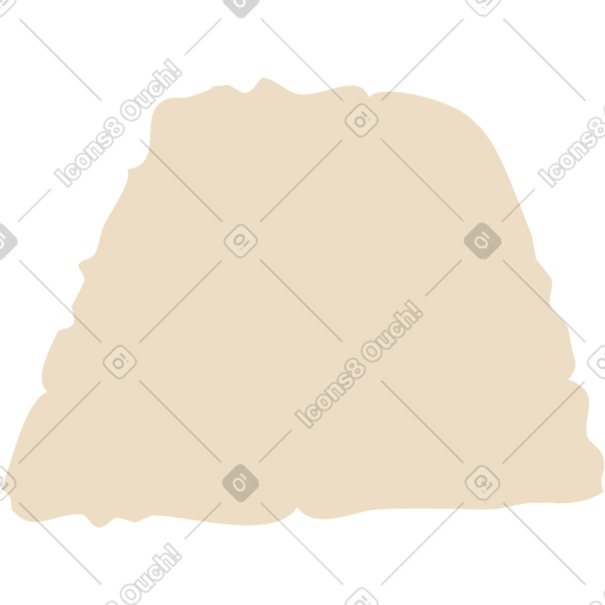 Illustration Beige trapezoid dans le style Flamenco à télécharger aux formats PNG, SVG