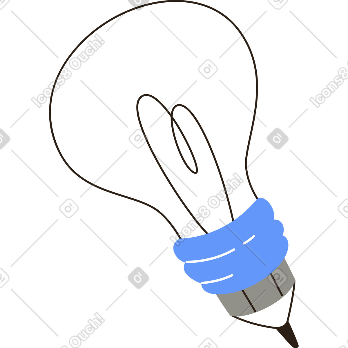 Illustration Lampe dans le style Plain à télécharger aux formats PNG, SVG