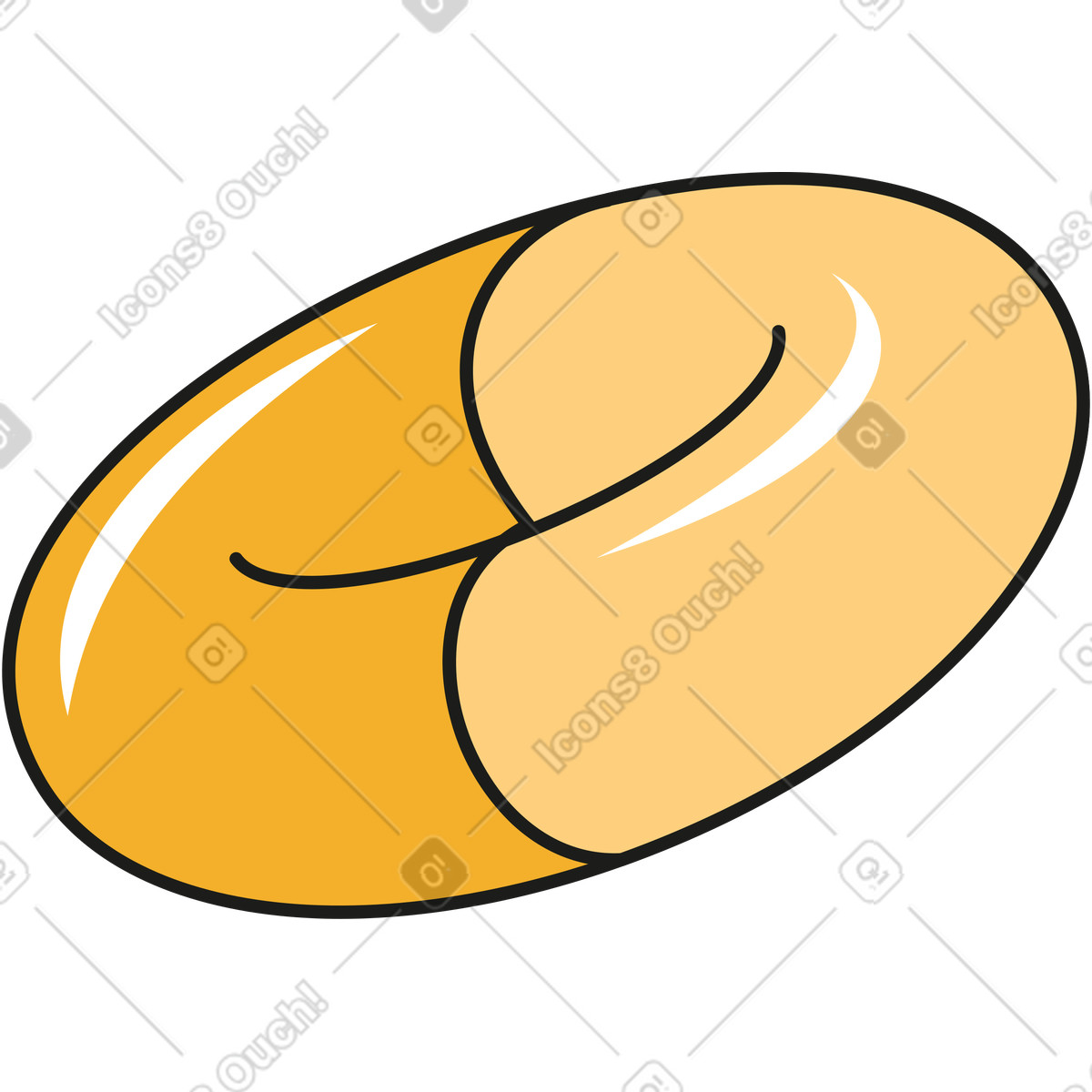 Rubber スタイルの Inflatable ring のイラストをPNG、SVG形式でダウンロード