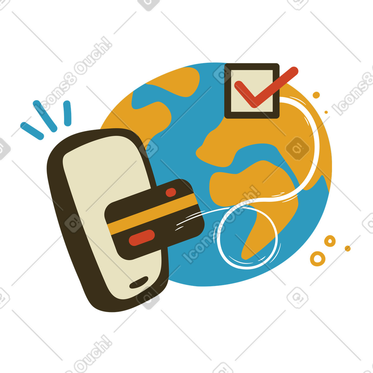 E-commerce illustration in PNG, SVG