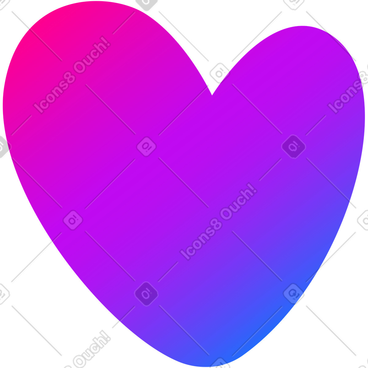Illustration Cœur dans le style Vibrant à télécharger aux formats PNG, SVG