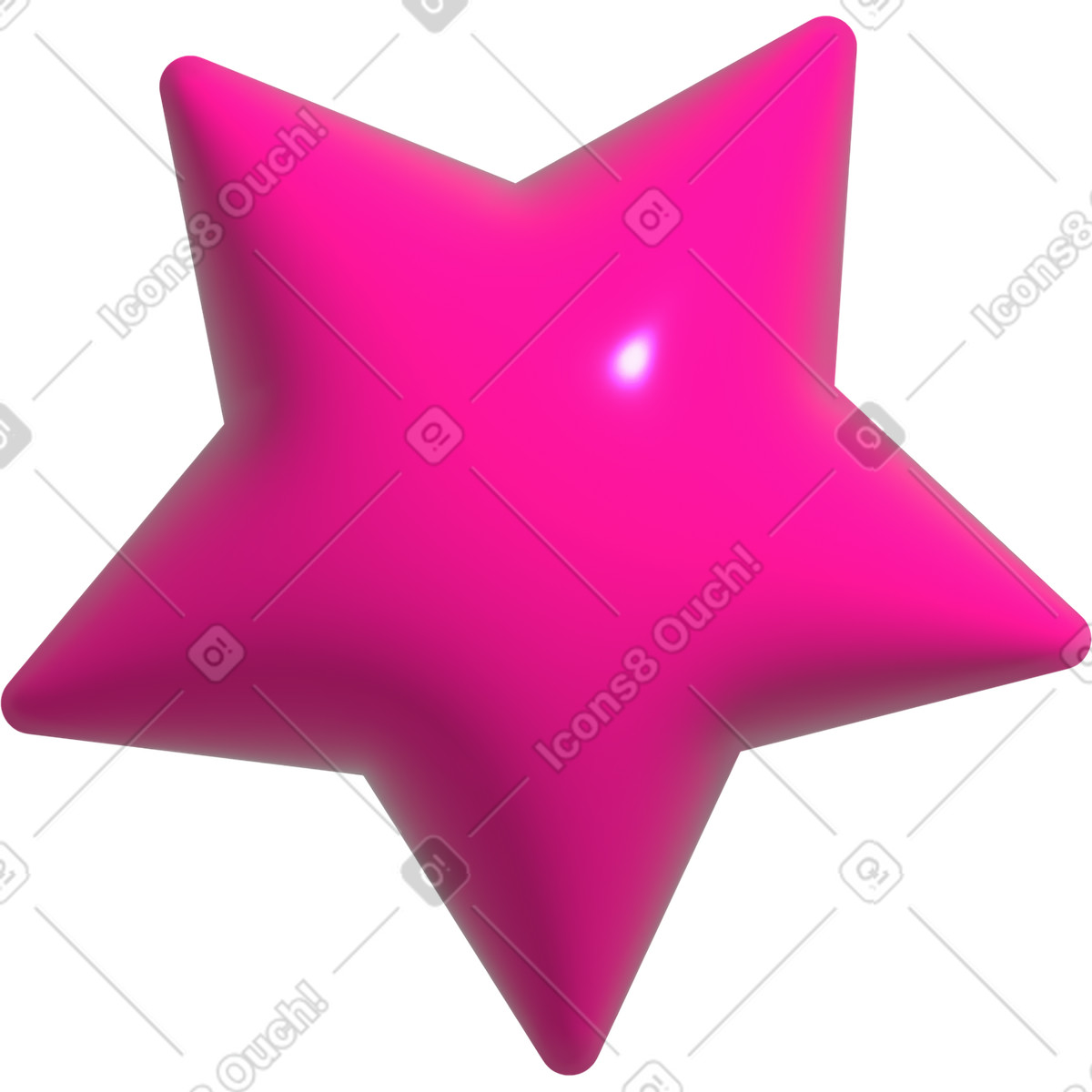 Illustration Étoile dans le style Pop à télécharger aux formats PNG, SVG