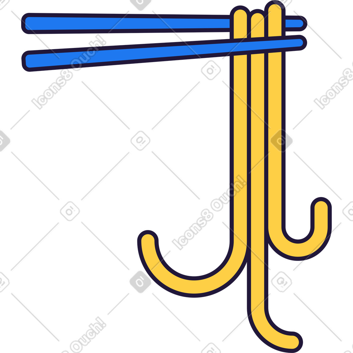 下载 Conifer 风格的 面条 插画，支持 PNG、SVG 格式
