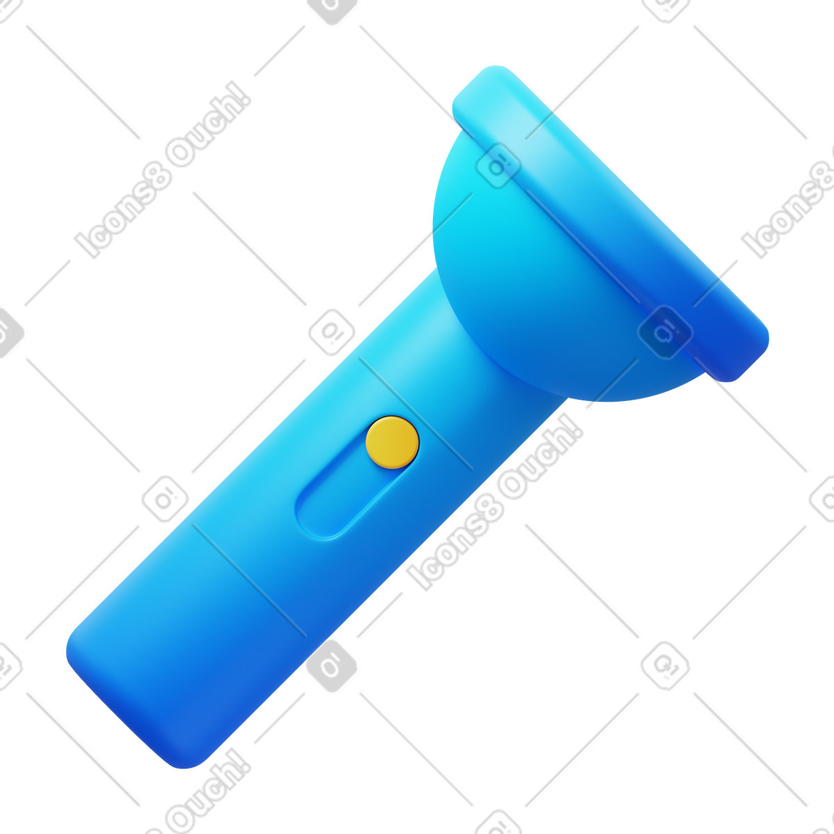 3D Fluency スタイルの Flash light のイラストをPNG、SVG形式でダウンロード