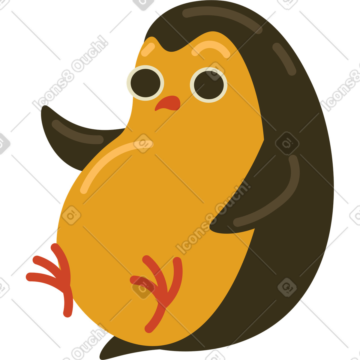 下载 Arabica 风格的 企鹅 插画，支持 PNG、SVG 格式