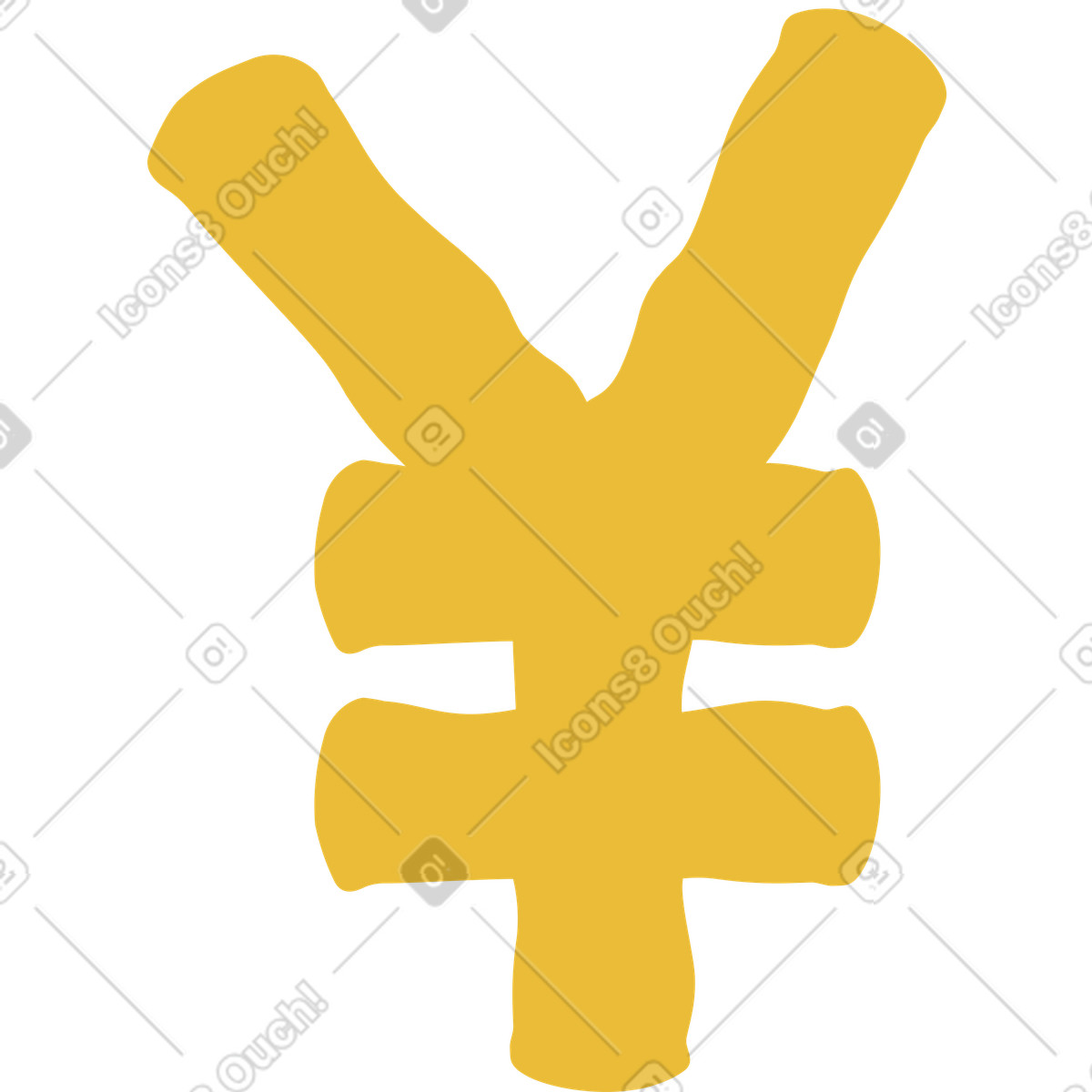 下载 Stripy 风格的 日元 插画，支持 PNG、SVG 格式