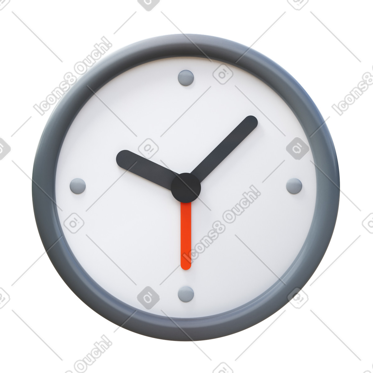 Ilustração de Relógio em no estilo 3D Fluency para baixar em PNG, SVG