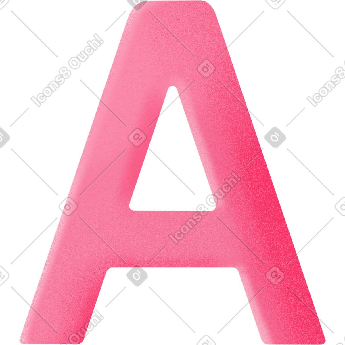 Lettera a illustrazione in stile Joy scarica in PNG, SVG