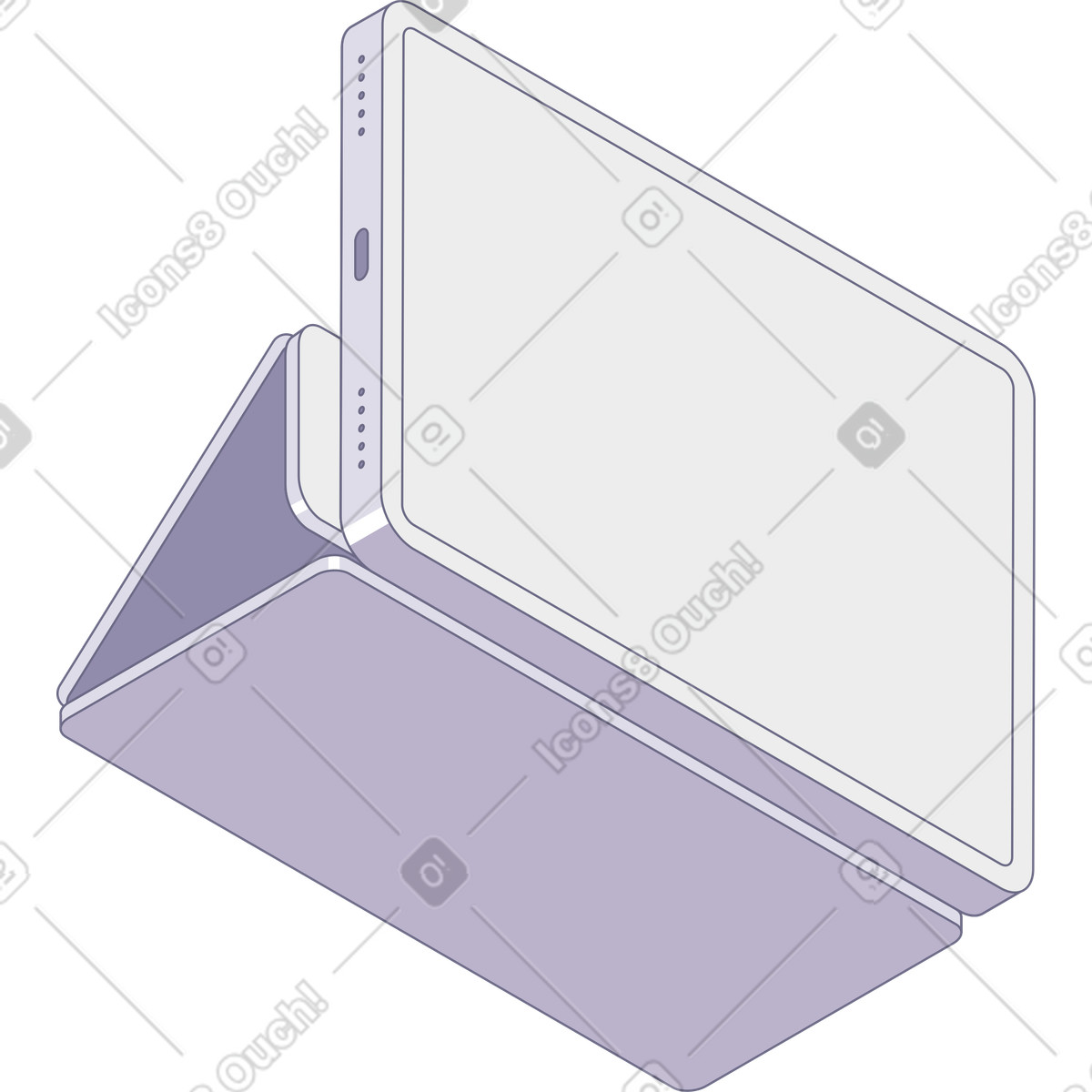 Modul スタイルの Ipad のイラストをPNG、SVG形式でダウンロード