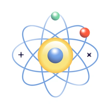 An atom with a central nucleus composed of protons and neutrons is surrounded by multiple visible electron shells. Each shell is represented with distinct colors, showcasing the different energy levels of the electrons. In the outermost shell, one electron is highlighted in bright red to emphasize the ionization process. Arrows indicate the direction in which this electron is moving away from the atom, illustrating the transition from a neutral state to a positively charged ion. The background features a subtle gradient to enhance the visibility of the atom and its components.
