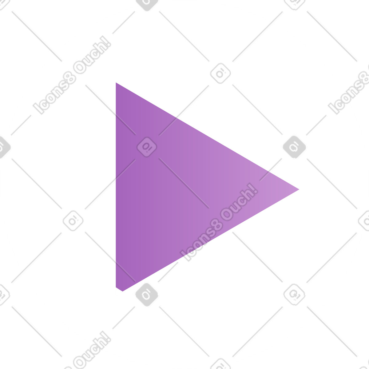 Ilustración Botón de play en estilo Wavy a descargar en PNG y SVG
