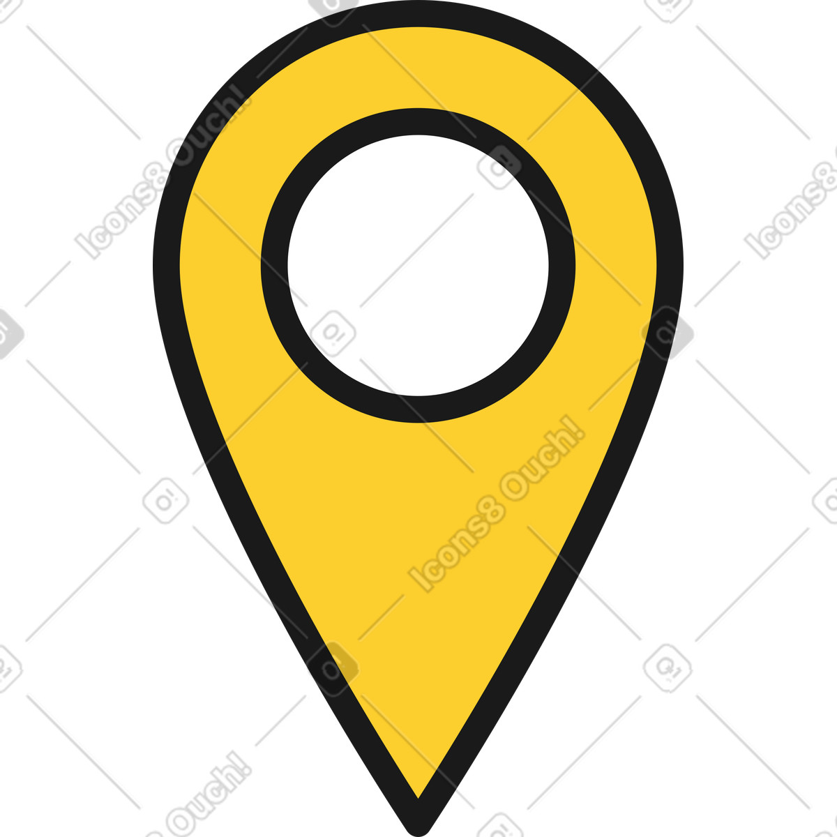 Ilustração de Marcador em no estilo Taxi para baixar em PNG, SVG