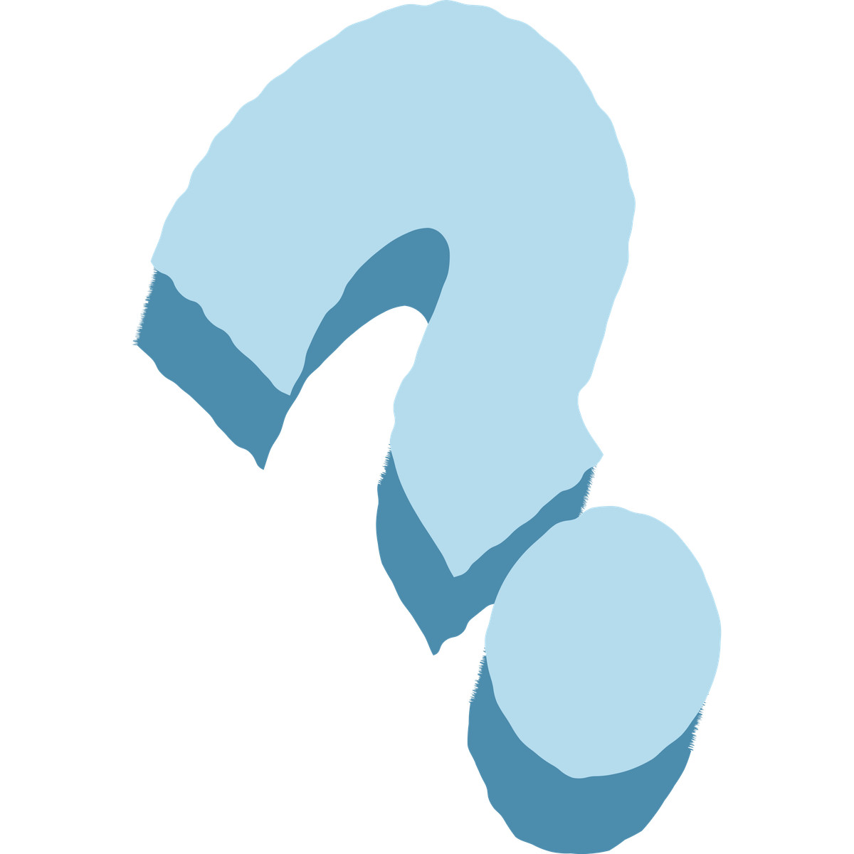 Question mark-Illustration im Cherry-Stil als Download in PNG, SVG