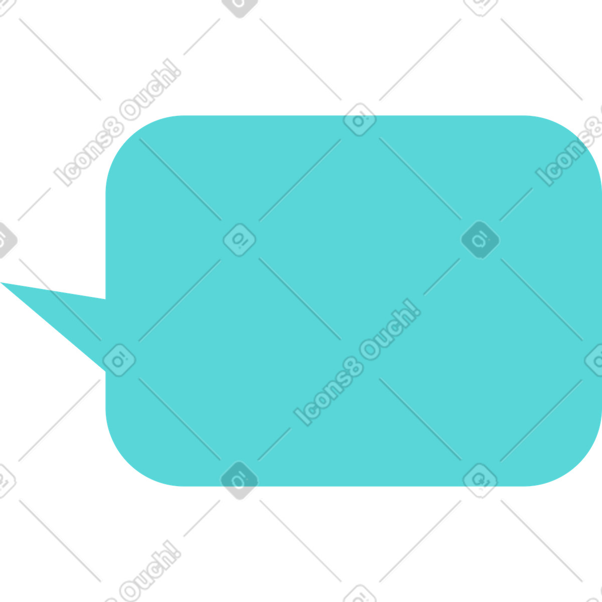 Bright スタイルの ふきだし のイラストをPNG、SVG形式でダウンロード