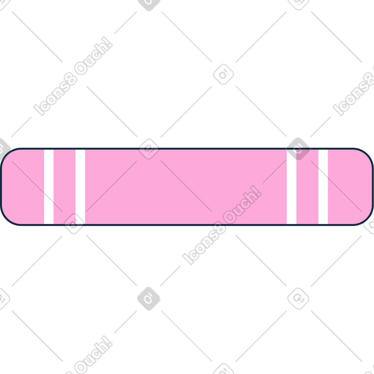 Ilustración Libro rosa en estilo Bubble gum a descargar en PNG y SVG