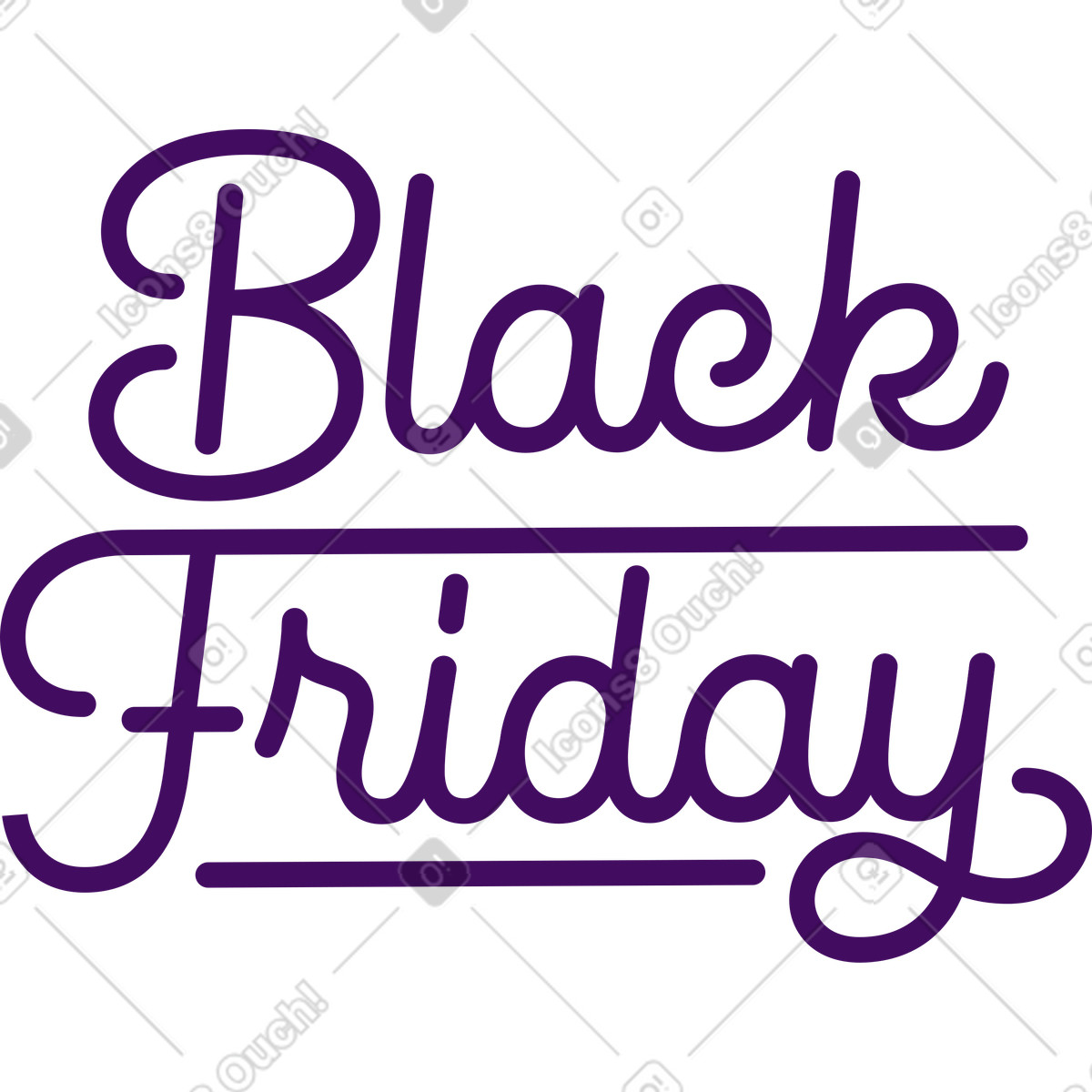 Scritte il testo del black friday illustrazione in stile Simplistic scarica in PNG, SVG
