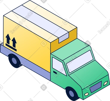 Delivery truck PNG, SVG