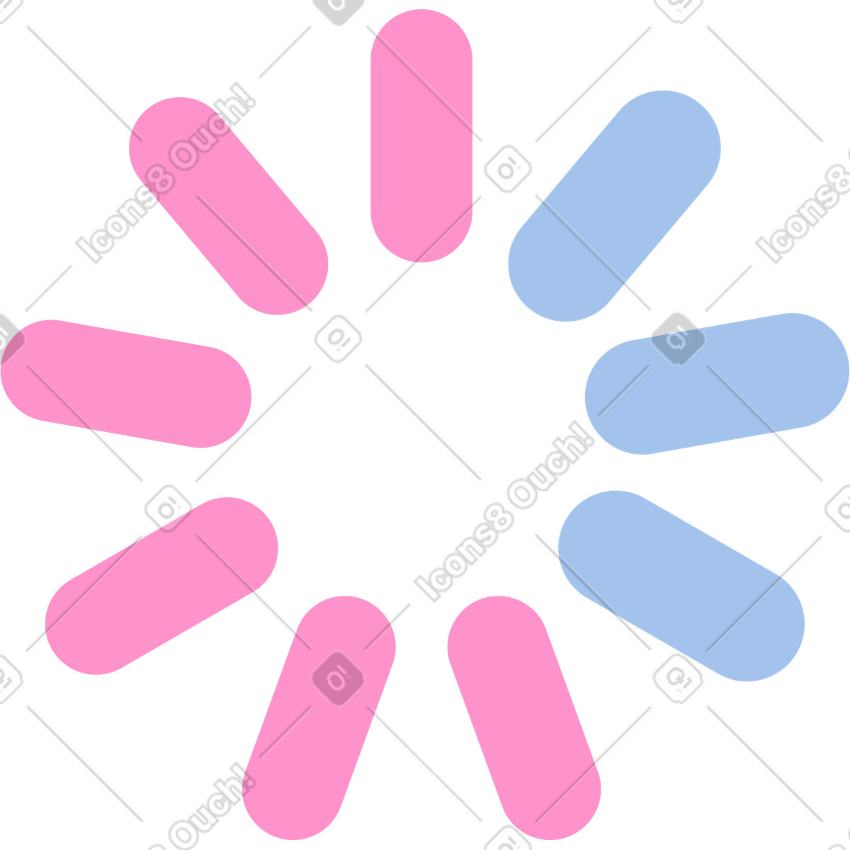 Wird geladen-Illustration im Like-Stil als Download in PNG, SVG