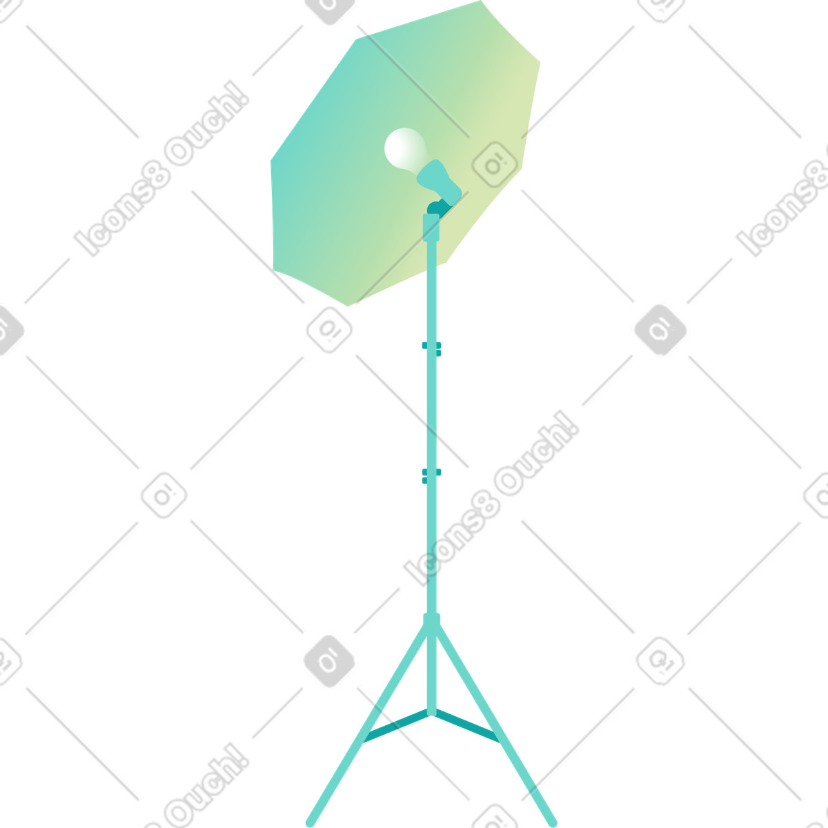 Ilustração de Guarda-chuva foto ao ar livre em no estilo Office para baixar em PNG, SVG