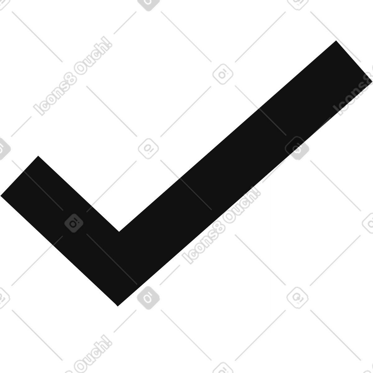 Ilustraci&oacute;n Item marked with a checkmark en estilo Network descargar en PNG y SVG