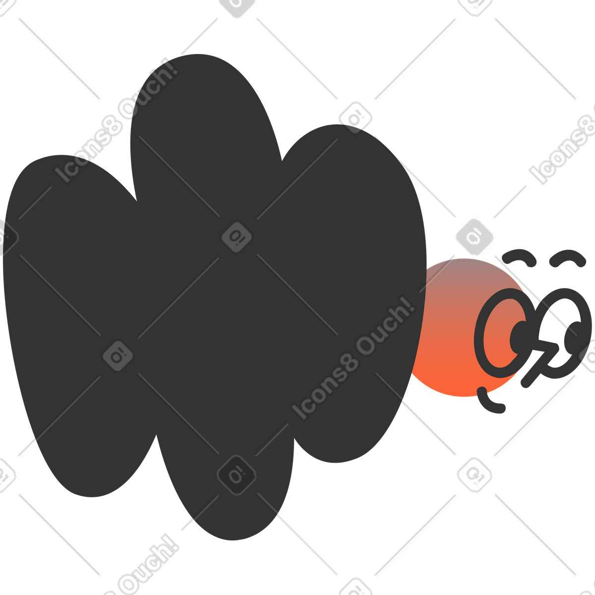 Illustration Tête dans le style Crayon à télécharger aux formats PNG, SVG