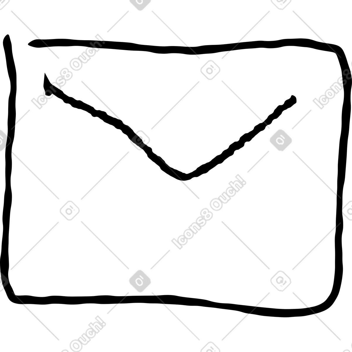 Ilustración Sobre en estilo Puzzle a descargar en PNG y SVG