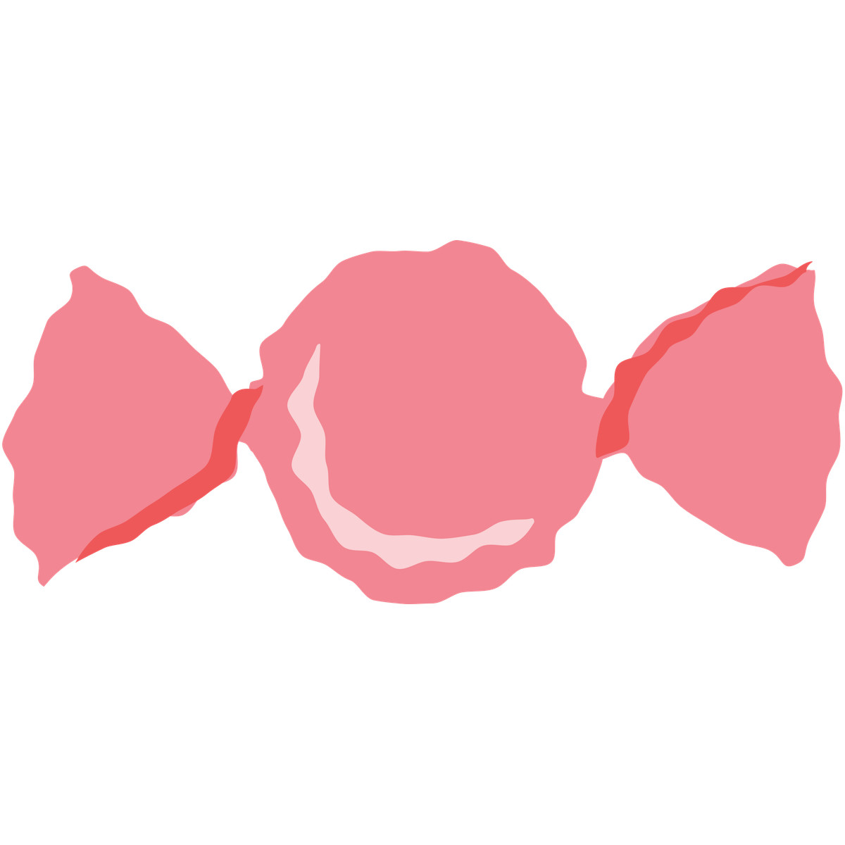 Wrapped candy-Illustration im Cherry-Stil als Download in PNG, SVG