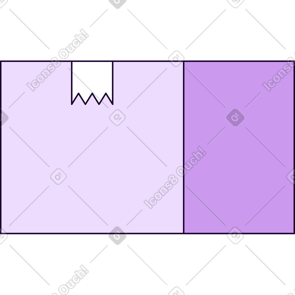 Box illustration in Martina style download in PNG, SVG