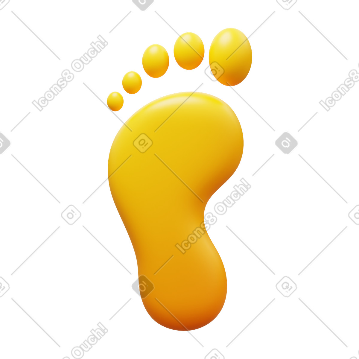 Footstep illustration showcasing footsteps clipart image in PNG SVG GIF