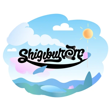 A skywriter plane is flying in the clear blue sky, leaving a long white trail of smoke behind it. The smoke forms the words "Amazing Art Discounts!" in large, bold letters. Below the plane, a vibrant landscape with rolling hills and a small lake is visible. The sun is shining brightly, casting a warm glow on the scene, and a few fluffy clouds are scattered throughout the sky.
