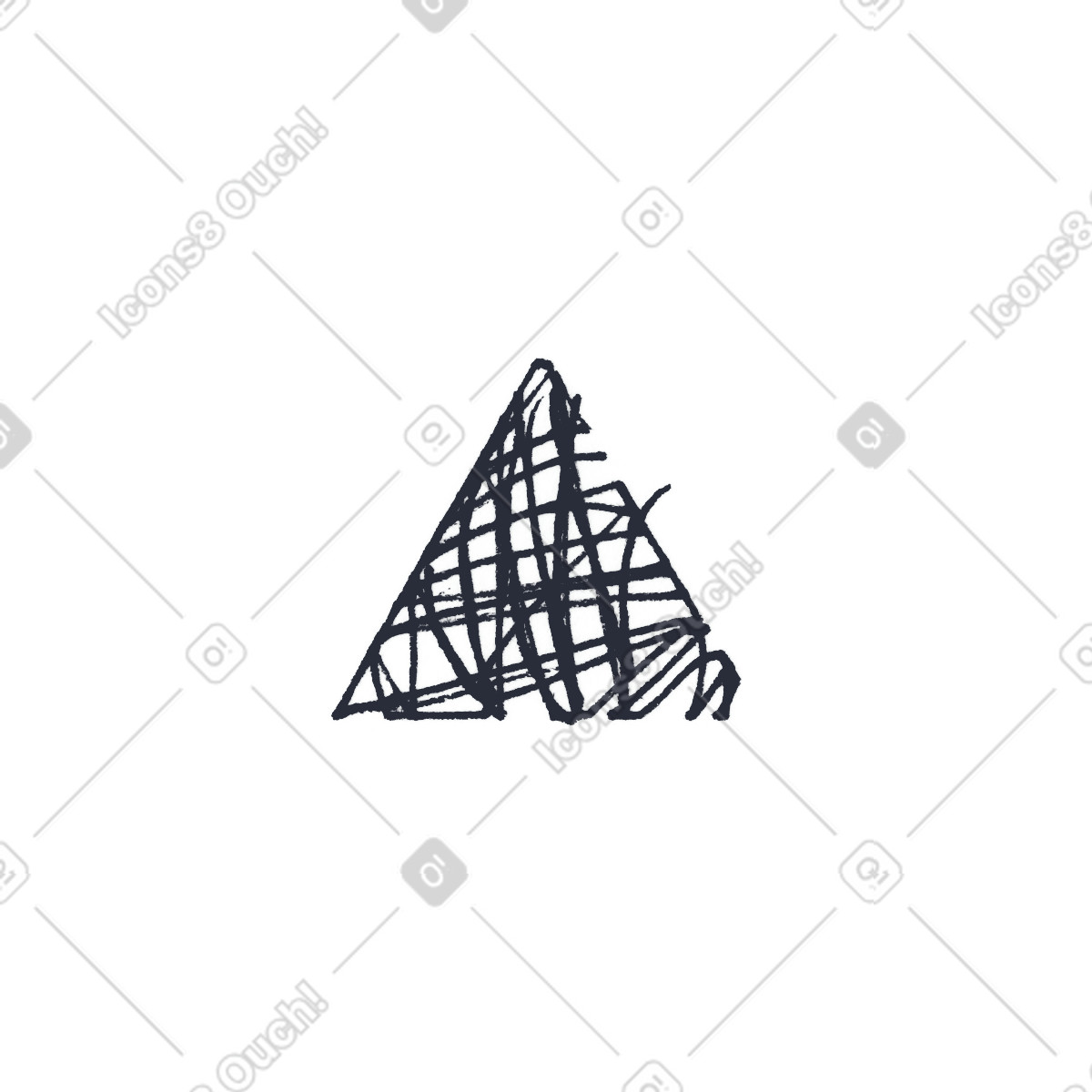 Individuare illustrazione in stile Inky scarica in PNG, SVG