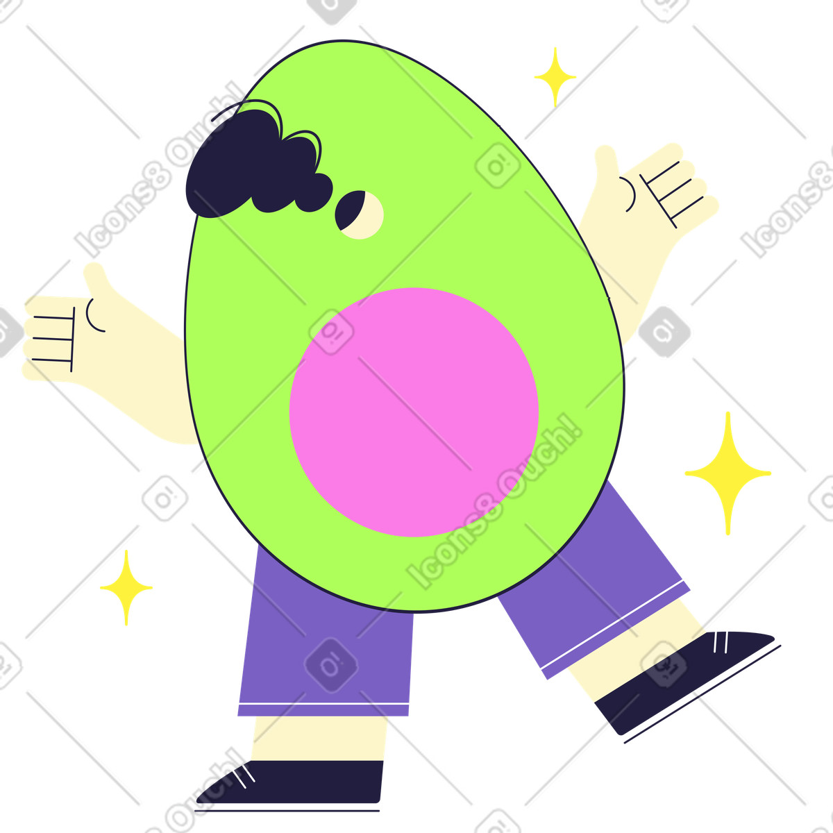 Mellow スタイルの 野菜のファン のイラストをPNG、SVG形式でダウンロード