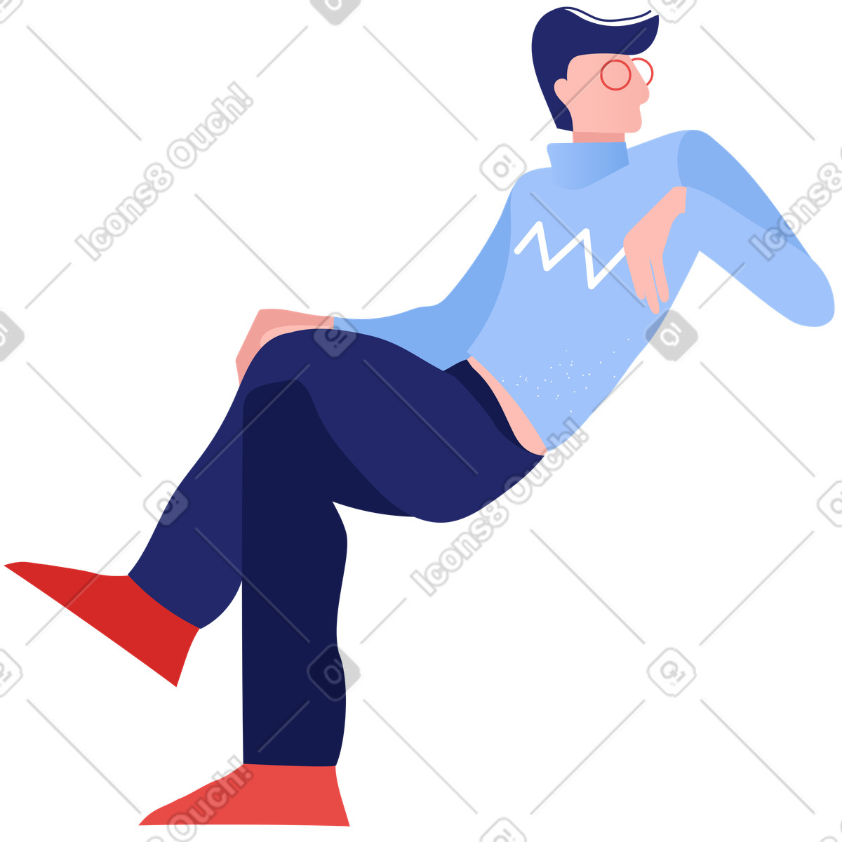 Uomo illustrazione in stile Clip scarica in PNG, SVG