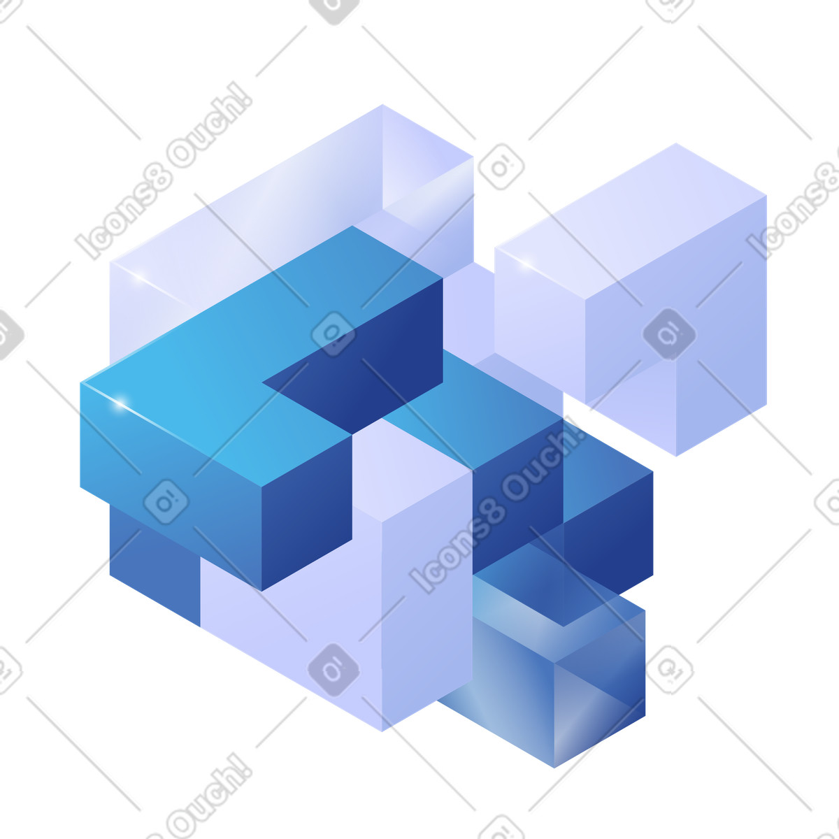 Network illustration in PNG, SVG, GIF formats