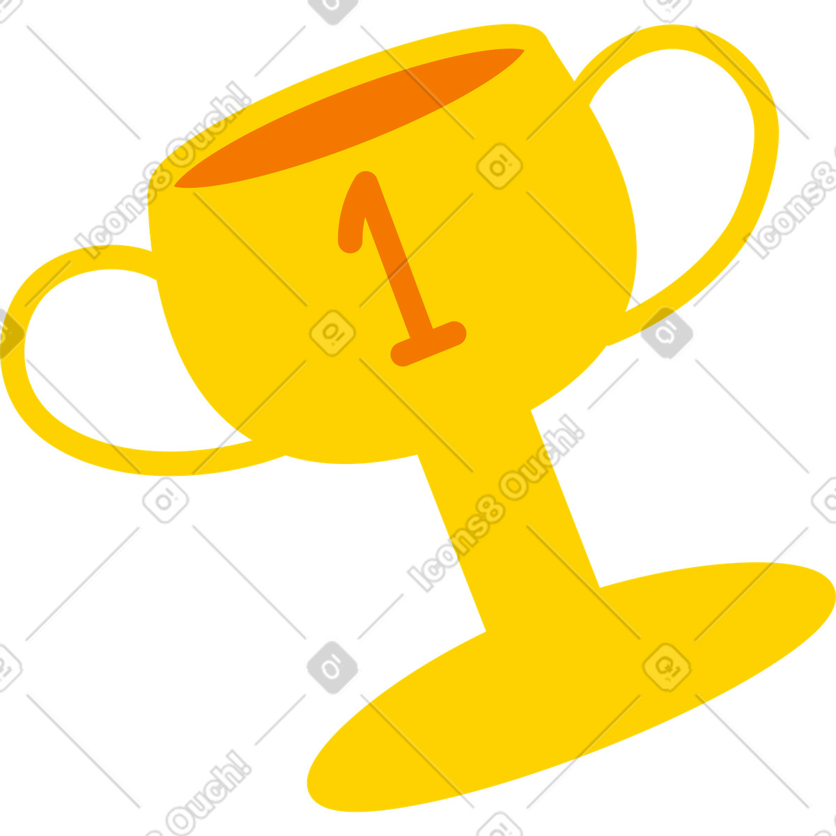 Cup illustration featuring vector clipart graphics for various designs