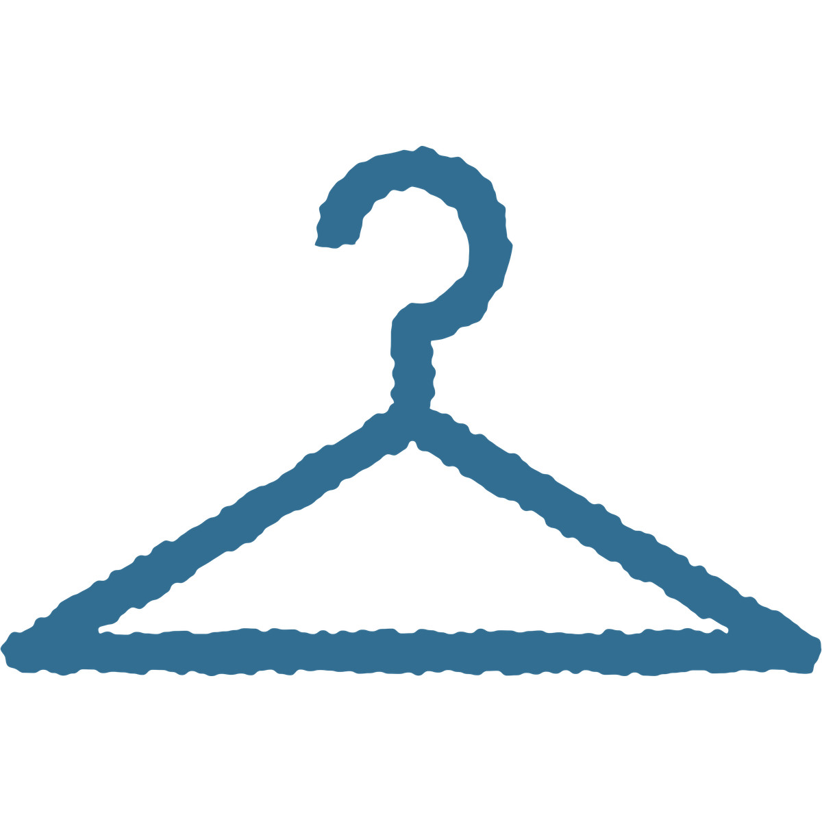 Hanger illustration in Cherry style download in PNG, SVG