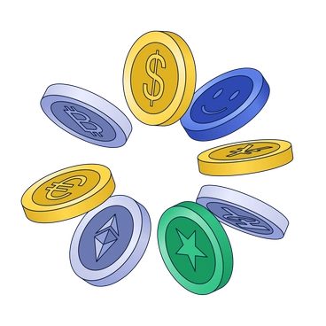 Ilustraciones e Imágenes de Crypto en PNG y SVG