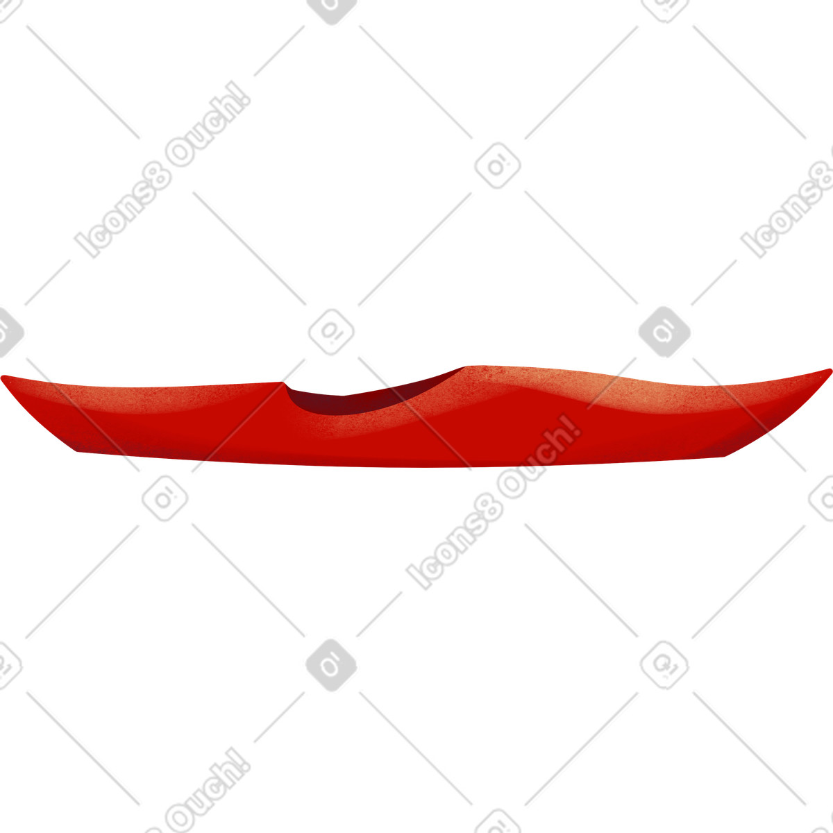 Ilustração de Kayak em no estilo Shine para baixar em PNG, SVG