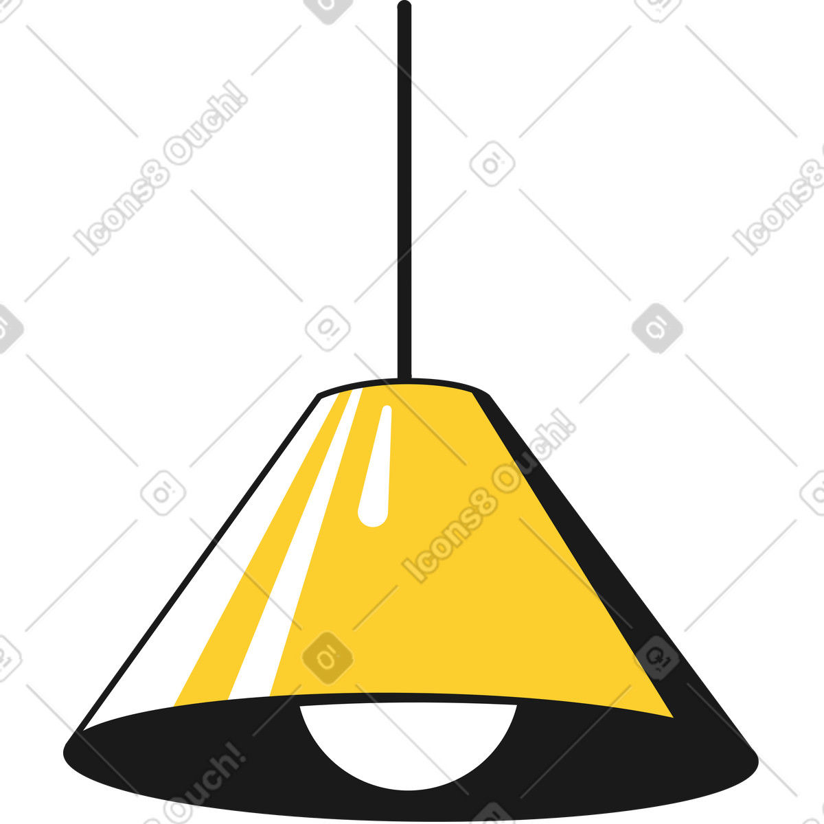Illustration Lampe dans le style Taxi à télécharger aux formats PNG, SVG
