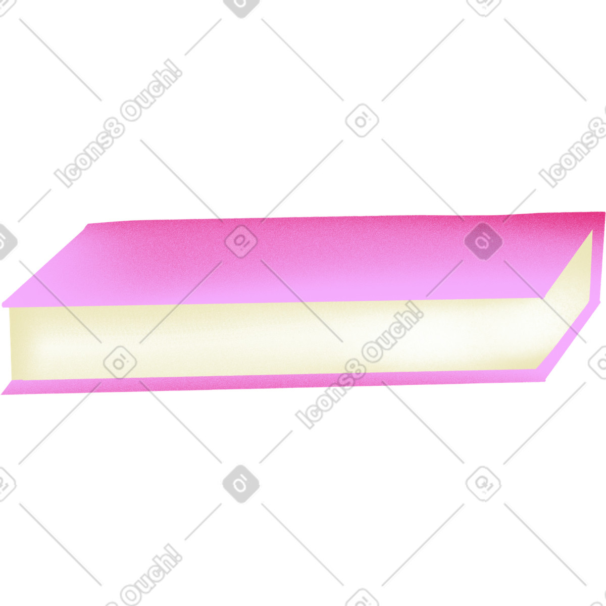 Ilustração de Pink book em no estilo Bonny para baixar em PNG, SVG