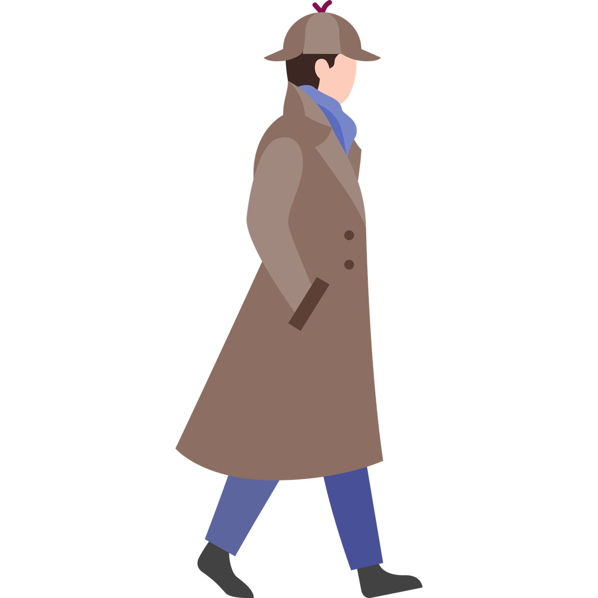 Иллюстрация Detective в стиле Fogg — скачать в форматах PNG, SVG