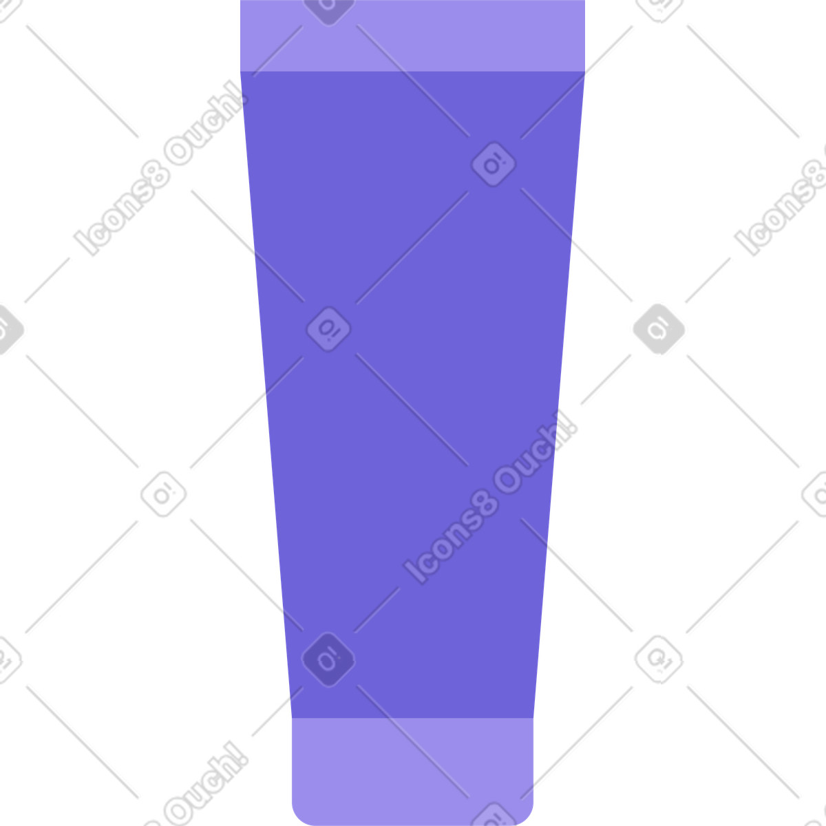 Ilustración Tubo de crema en estilo Bright a descargar en PNG y SVG