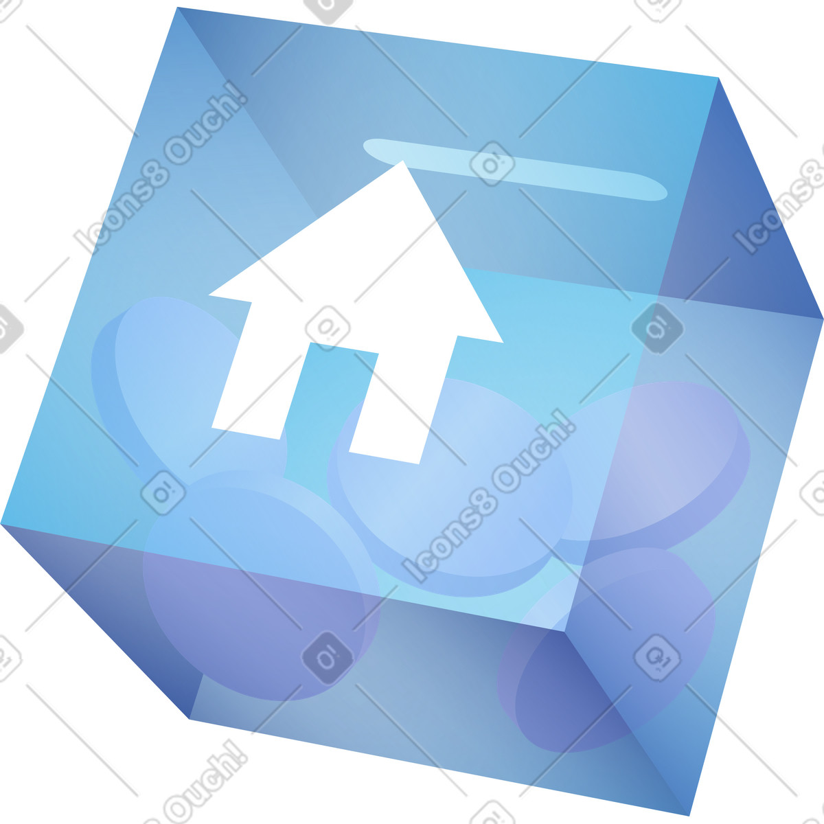 Real estate investment budgeting using money box with house icon illustrazione in stile Quantum scarica in PNG, SVG