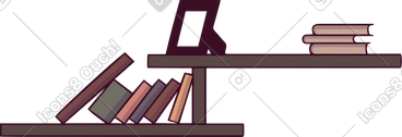 Bookshelves PNG, SVG